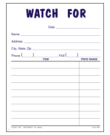 WATCH FOR (SINGLES)