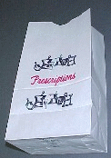 5 ¾ X 3¾ X 10 ⅝ Flat Bottom Bag (6 lb. S.O.S.) Without Imprint