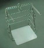 Dispenser Rack for White Plastic "Grocery" Bags