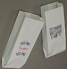 3 ½ x 1 ½ x 10 Gusset Bag Without Imprint