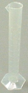 Plastic Cylindrical Translucent Graduates - Molded Graduations