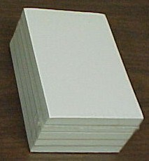 Blank Scratch Pads 3⅜" x 5¼"