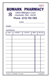 Jumbo Duplicate Sales Slips with Numbers
