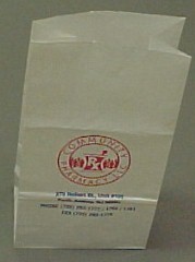 5 ¾ x 3 ¾ x 10 ⅝ Flat Bottom Bag (6 lb. S.O.S.) With Imprint