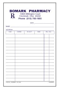 Jumbo Duplicate Sales Slips Not Numbered