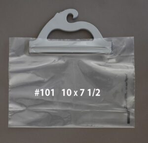 #101 Hanging Prescription Bags 10 x 7 ½