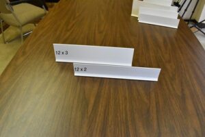 ADHESIVE BASE SHELF DIVIDER 12 x 3