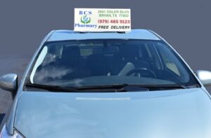 Top Of Car Advertising Sign for Druggist