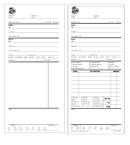 STOCK SINGLE ORDER FORMS (PADDED)
