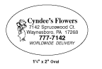 1 1/4" x 2" OVAL CUSTOM PERSONALIZED LABELS