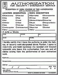 Authorization Forms