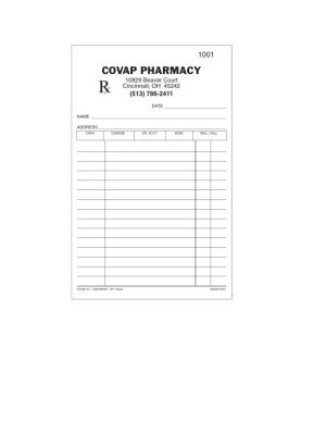 TRIPLICATE SALES SLIPS NUMBERED